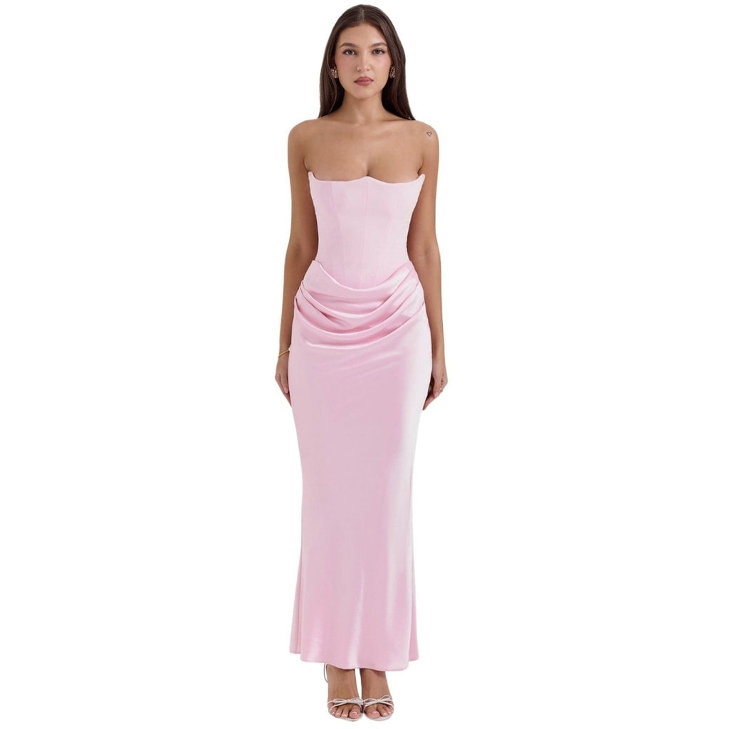 Mia | Elegant Strapless Evening Gown for Women