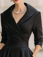 Midi Dress Women | Vintage Wrap Style & Timeless Feminine Elegance