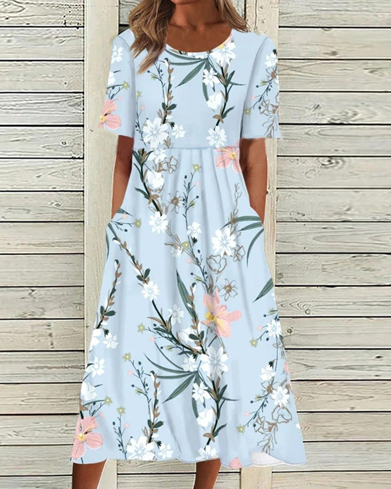 Midi Dress Women's | Floral Print & Feminine Everyday Style