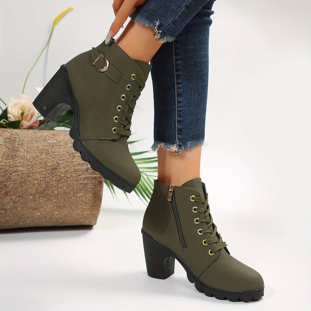 Women's Block Heel Ankle Boots | Secure Grip & All-Day Comfort 2
