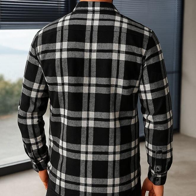 Men's Checkered Shirt | Smart Casual Comfort 3