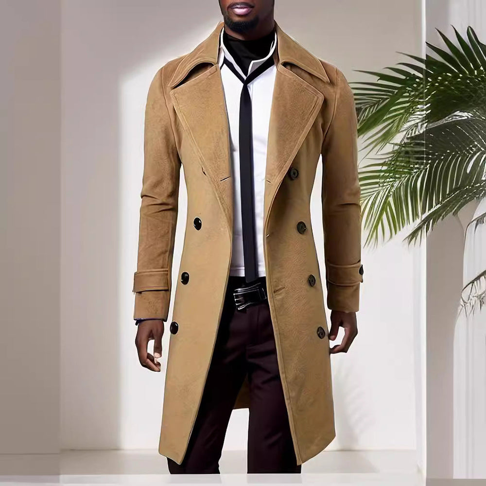 Men's Double Coat | Double-Breasted & Warm 2