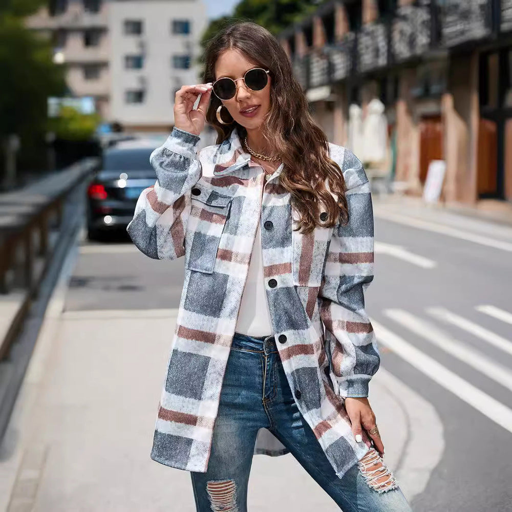 Women's Check Flannel Shirt | Relaxed Fit & Soft Comfort 2