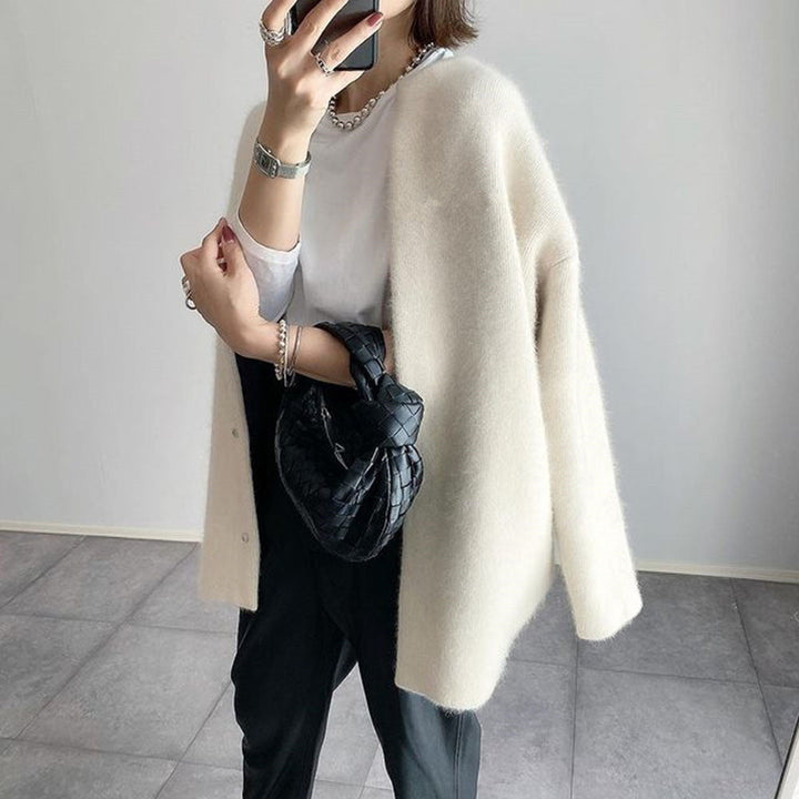 Liliane | Manteau Décontracté Ouvert sur le Devant pour Femme - Image 3