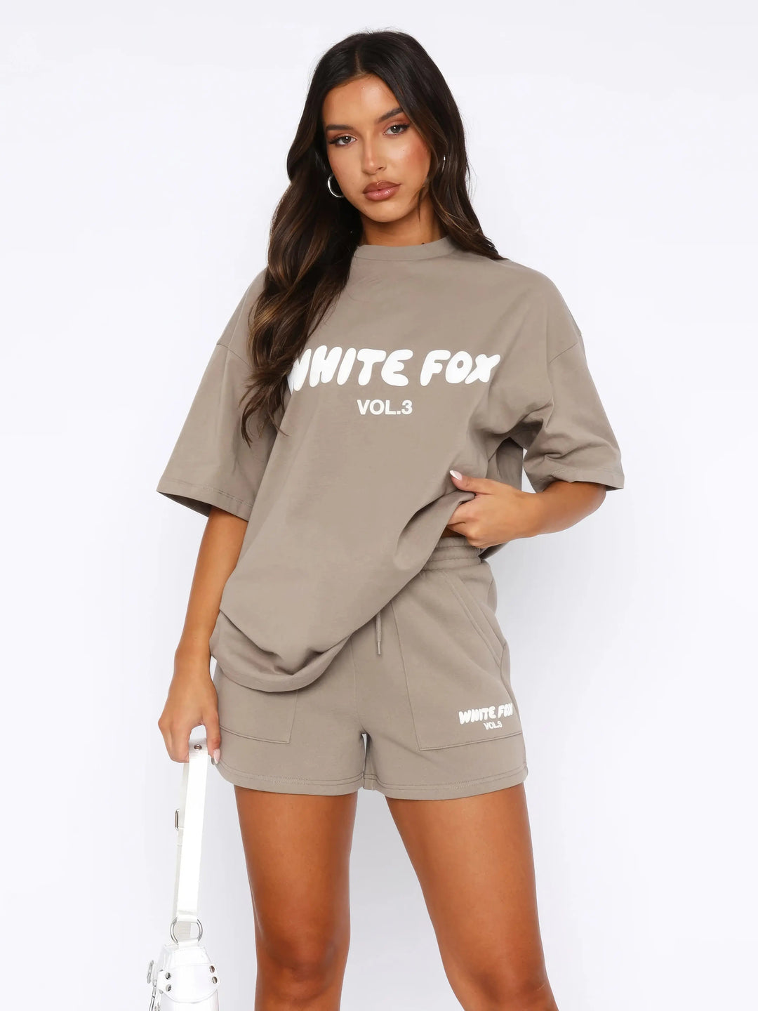 Oversized Co Ord Set Women | Graphic Tee & Shorts Matching Set