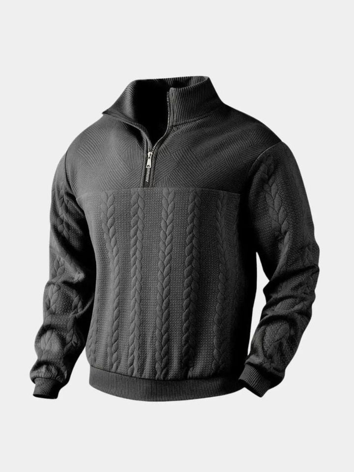 Essential Henry Quarter Zip Pullover - Cross &amp; Crown - Cross &amp; Crown