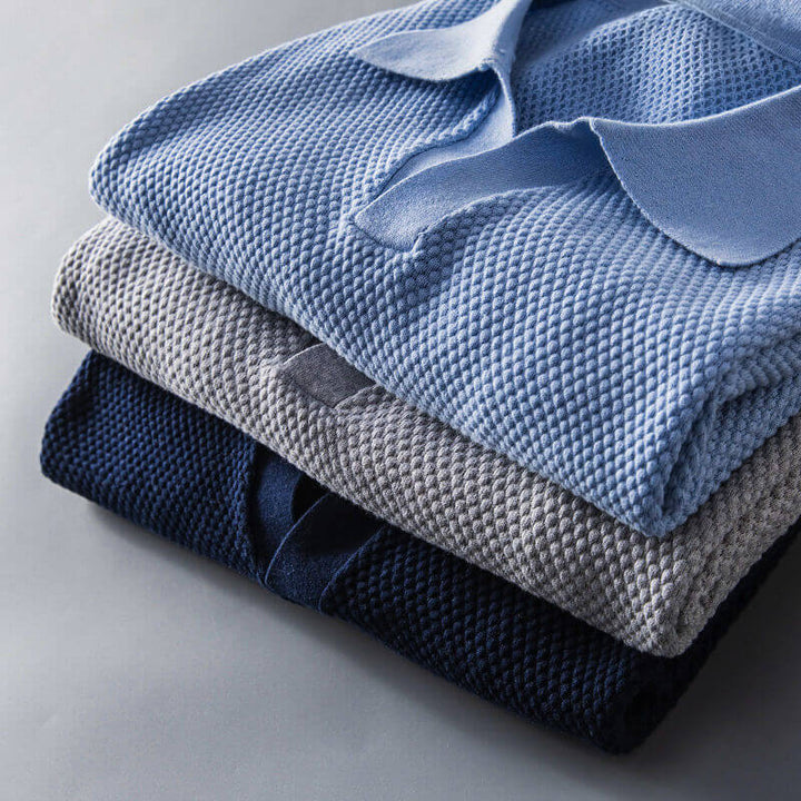 Polo Men | Textured Knit &amp; Smart Casual Collar Design