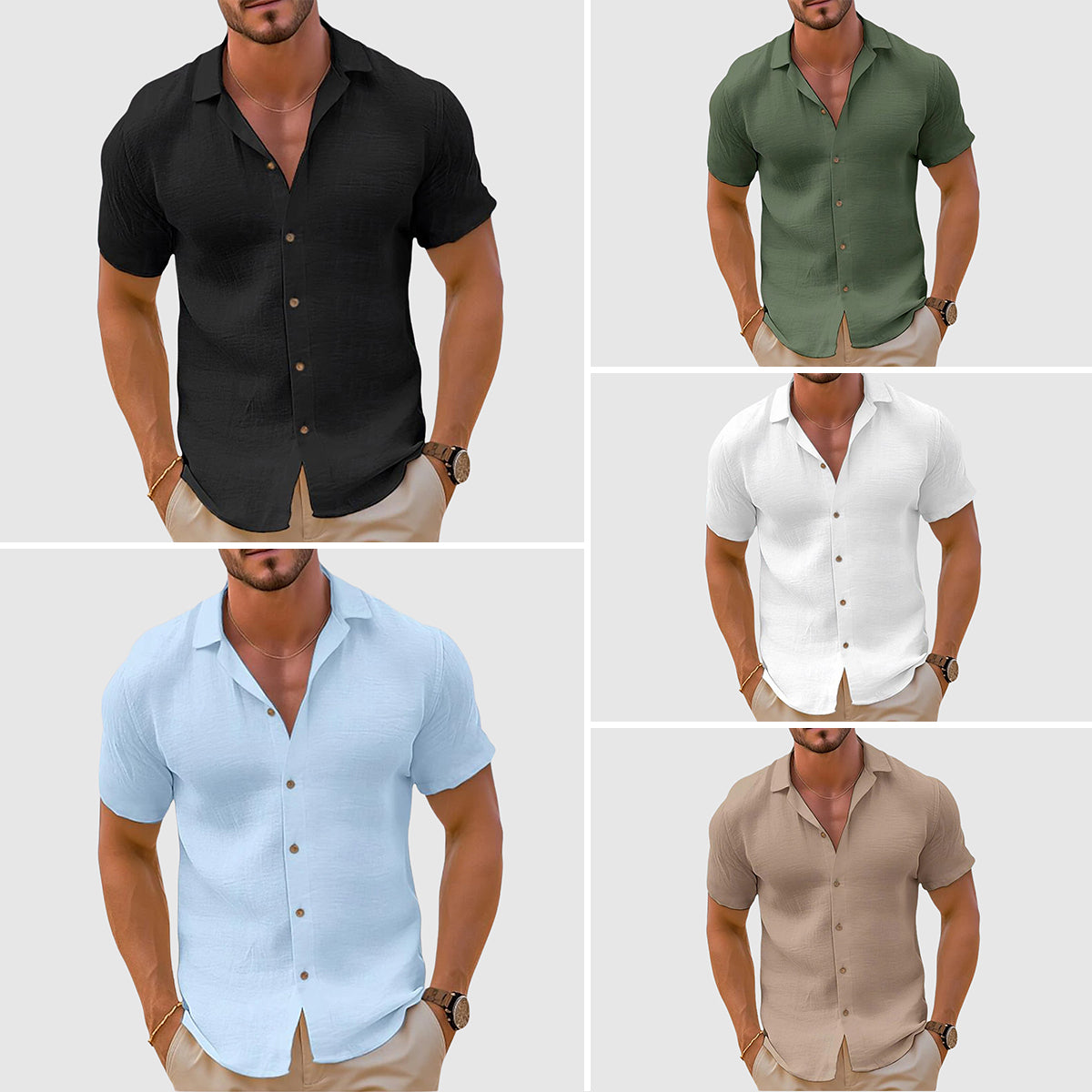 Polo Shirt Men | Classic Collar & Breathable Short-Sleeve Design