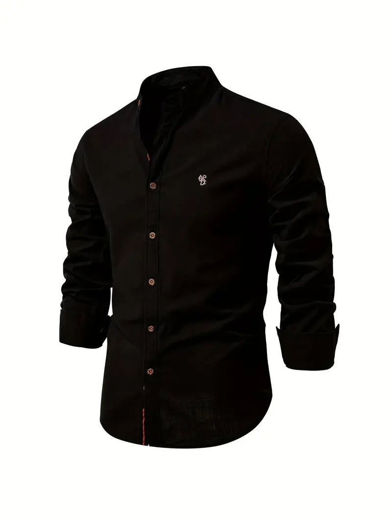Polo Shirt Men | Stand-Up Collar & Smart Casual Button-Front