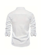 Polo Shirt Men | Stand-Up Collar & Smart Casual Button-Front