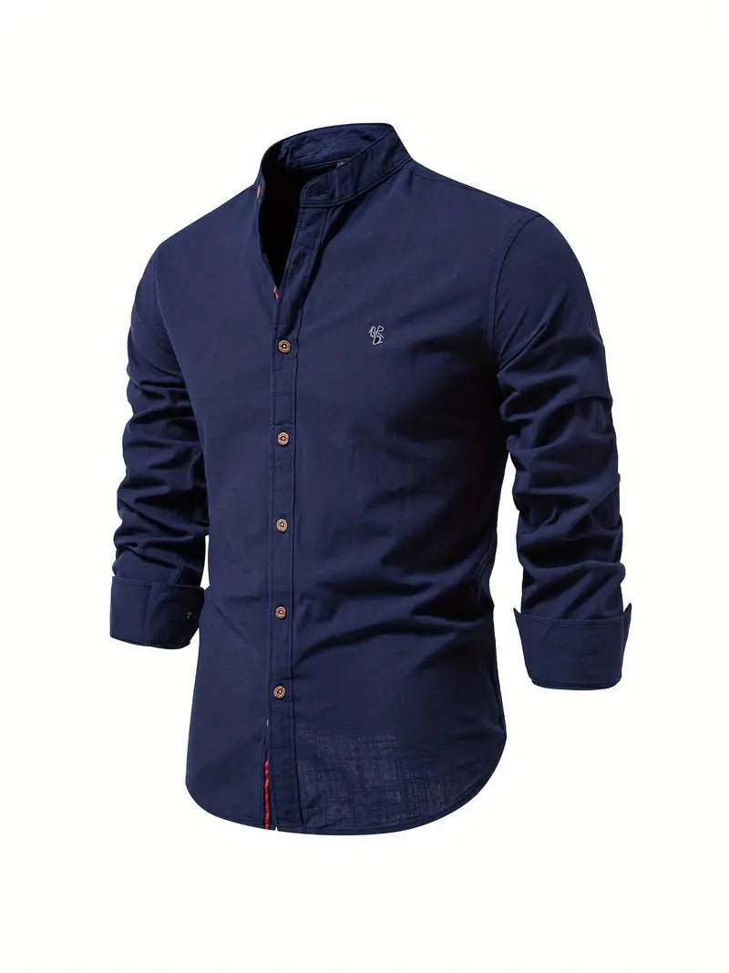Polo Shirt Men | Stand-Up Collar & Smart Casual Button-Front