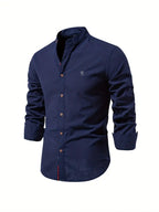 Polo Shirt Men | Stand-Up Collar & Smart Casual Button-Front