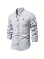 Polo Shirt Men | Stand-Up Collar & Smart Casual Button-Front