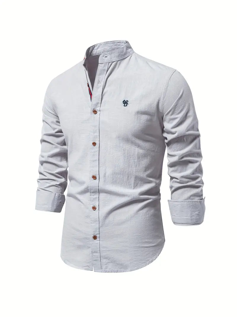 Polo Shirt Men | Stand-Up Collar & Smart Casual Button-Front
