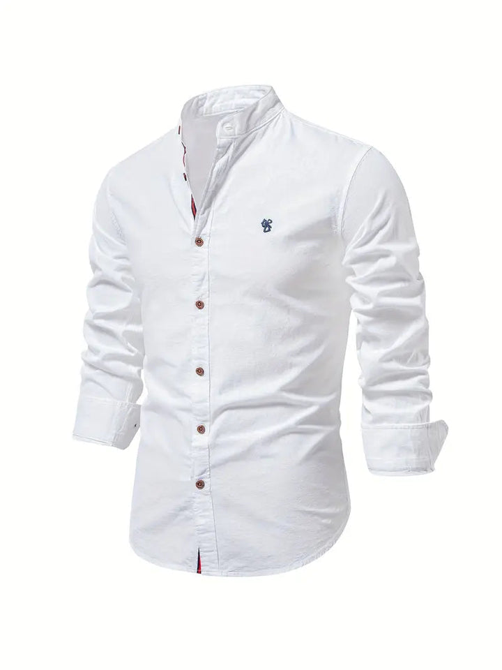 Polo Shirt Men | Stand-Up Collar &amp; Smart Casual Button-Front