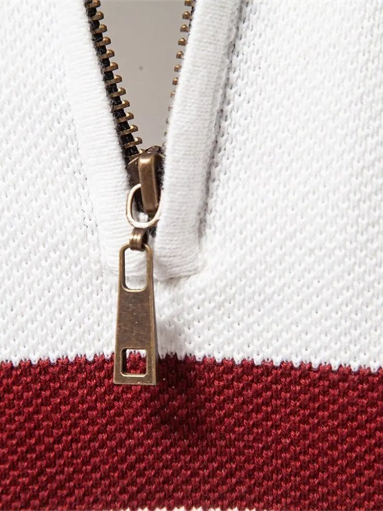 Quarter - Zip Jumper Sweater - Cross &amp; Crown - Cross &amp; Crown