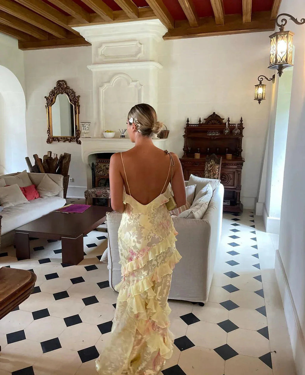 Ruffle Maxi Dress Women | Tiered Floral & Dreamy Occasion Style