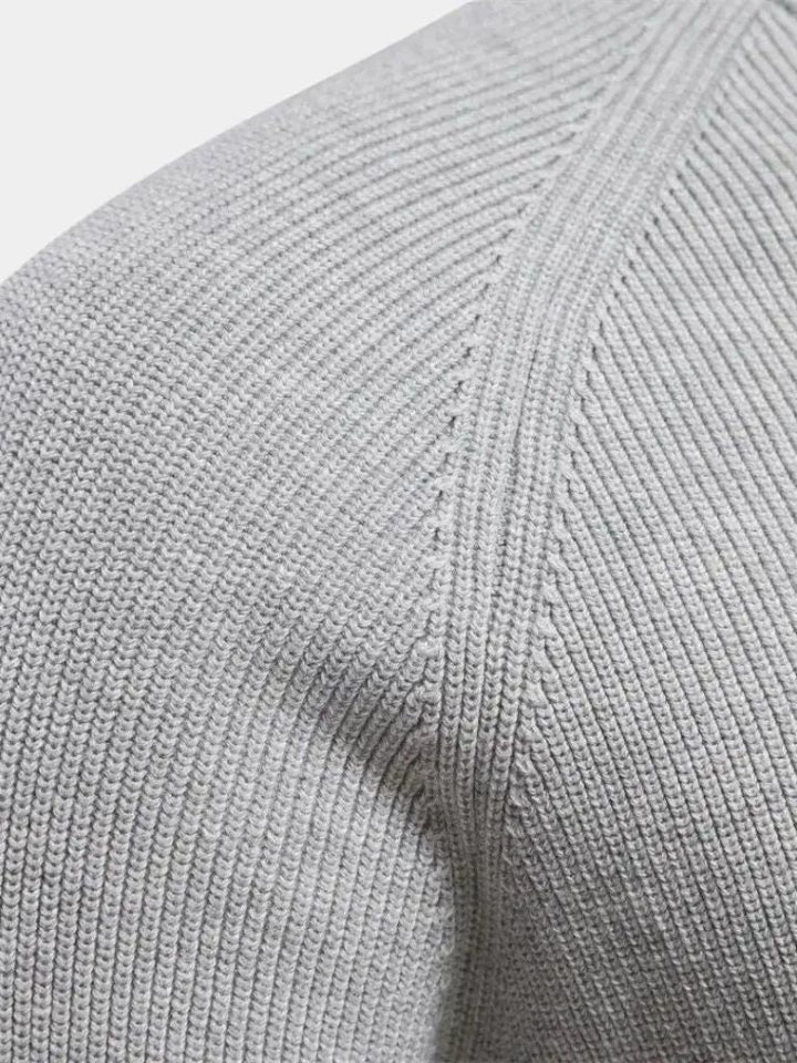 Elegant Quarter Zip Sweater - Cross &amp; Crown - Cross &amp; Crown