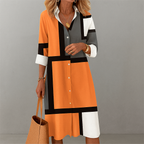 Shirt Dress Women | Geometric Print & Button-Down Style