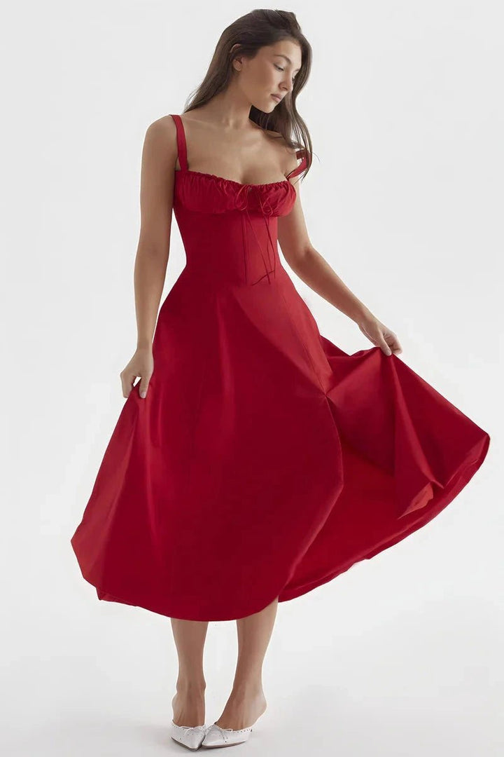 Sophia | Elegant Floral Summer Dress for Wedding Guests