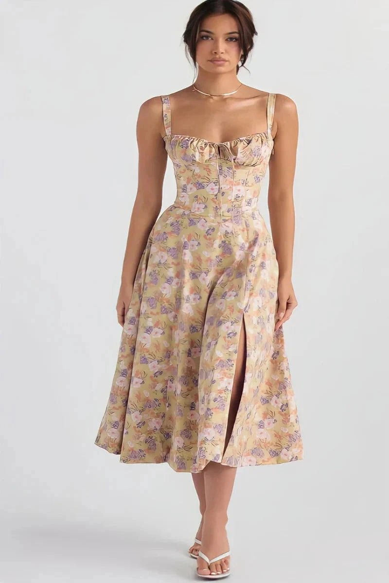 Sophia | Elegant Floral Summer Dress for Wedding Guests
