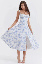 Sophia | Elegant Floral Summer Dress for Wedding Guests
