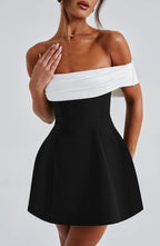 Sophie | Chic Black Cocktail Dress for Wedding Guests