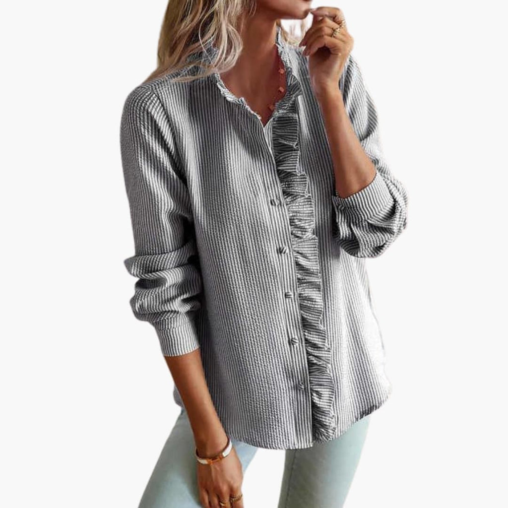 Sophie | Chic Smooth Long Sleeve Blouse