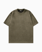 T Shirt Men | Oversized Suede Touch & Premium Street Style