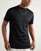 T Shirt Men's | Sleek Mock Neck & Luxury Finish