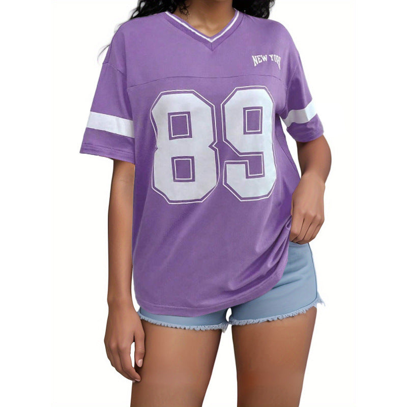 T Shirt Women | Varsity Jersey & Bold Graphic Streetwear Style