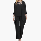 Three-Piece Suit Women's | Lace Detail & Elegant Formal Set