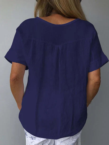 Top Women | V-Neck Relaxed Fit &amp; Effortless Everyday Summer Style