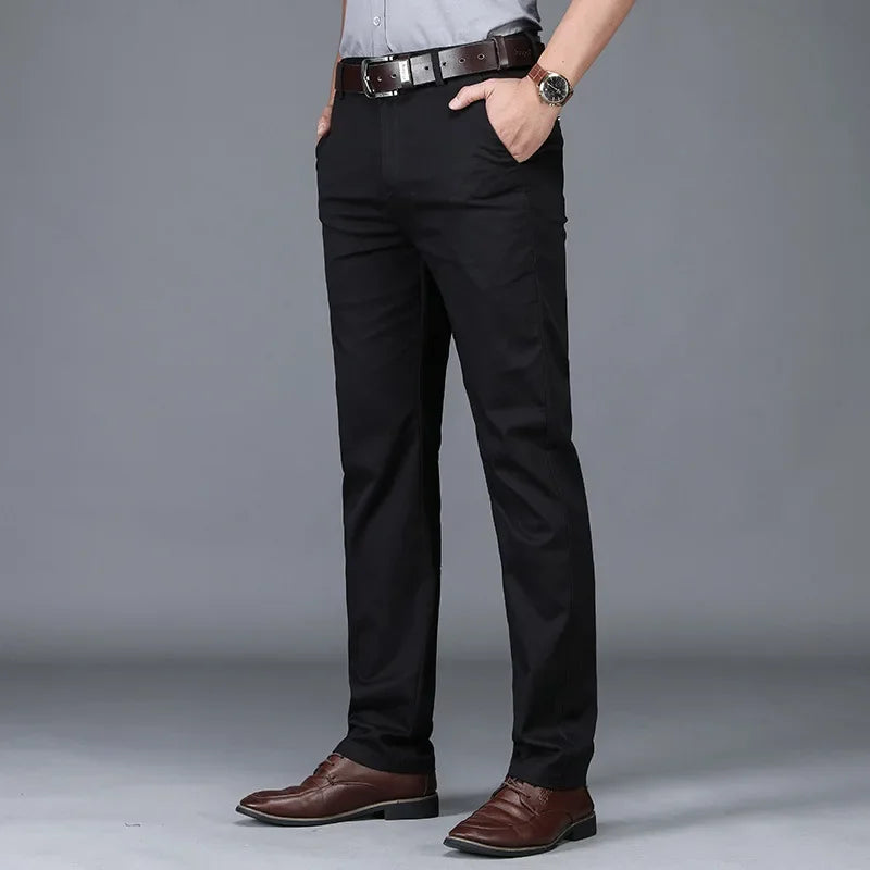 Trousers Men | Straight Cut & Smart Casual Regular Fit