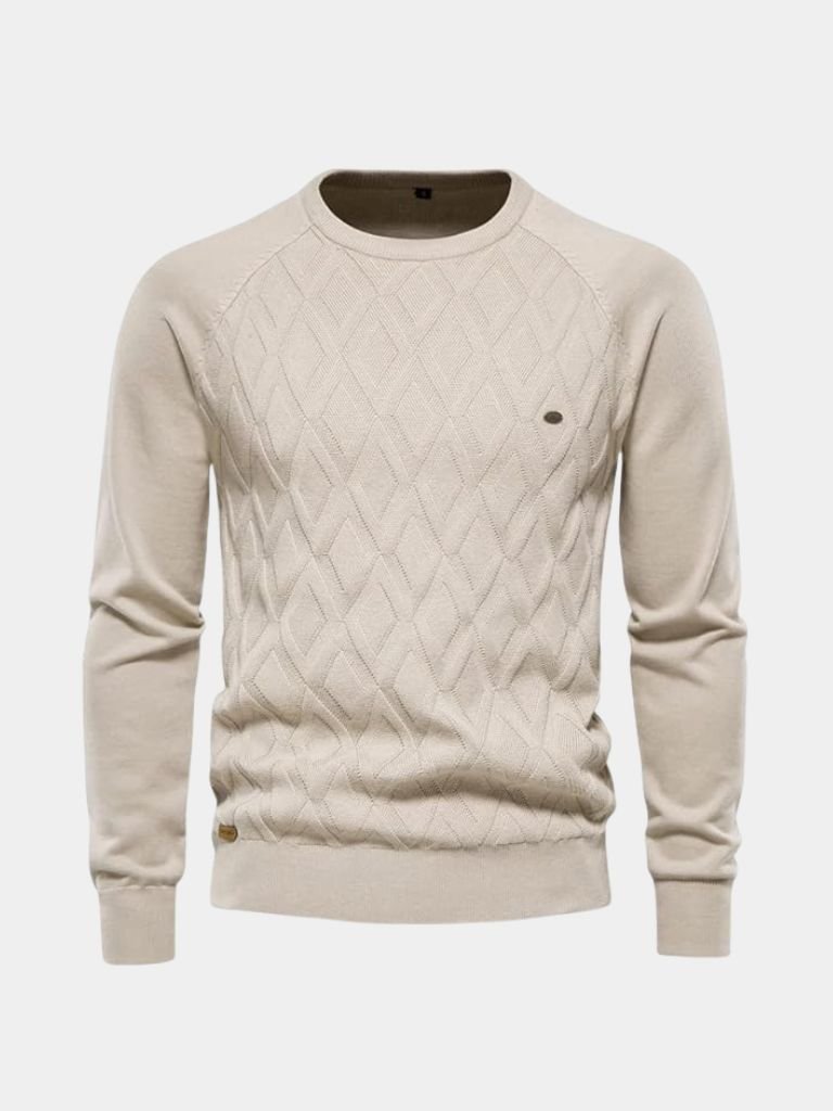 Minimalist Knit Pullover - Cross &amp; Crown - Cross &amp; Crown