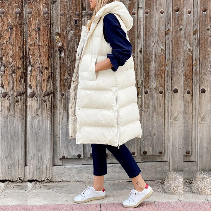 Alyssa | Veste Longue Rembourrée à Capuche pour Femme - Image 2