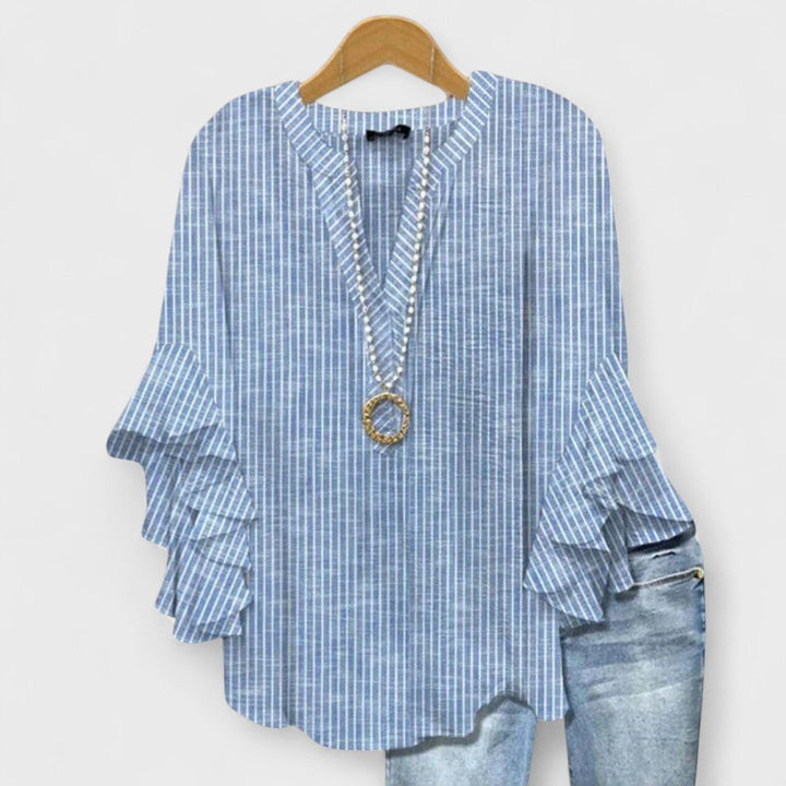 V Neck Blouse Women&