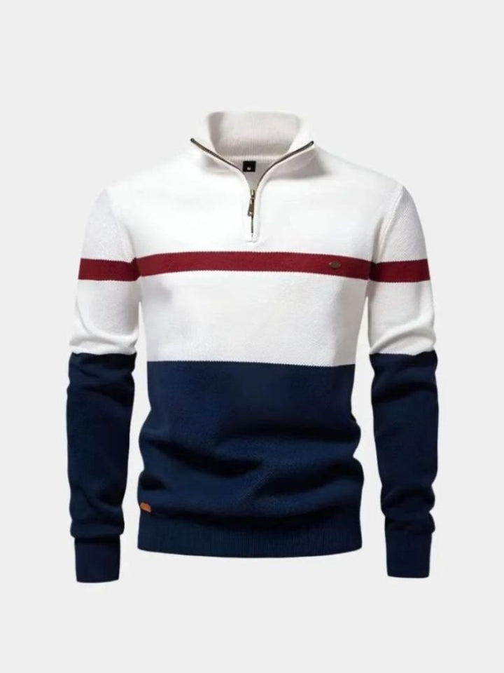 Quarter - Zip Jumper Sweater - Cross &amp; Crown - Cross &amp; Crown