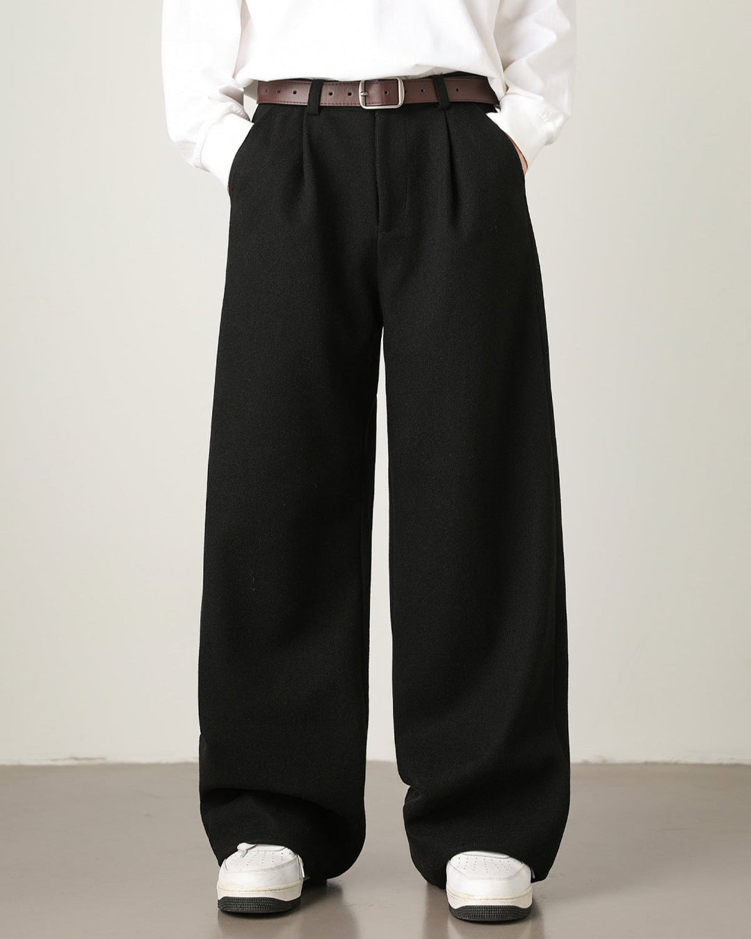 Wide Leg Trousers Men&