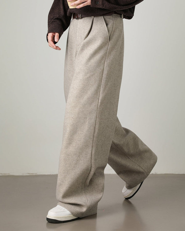 Wide Leg Trousers Men&