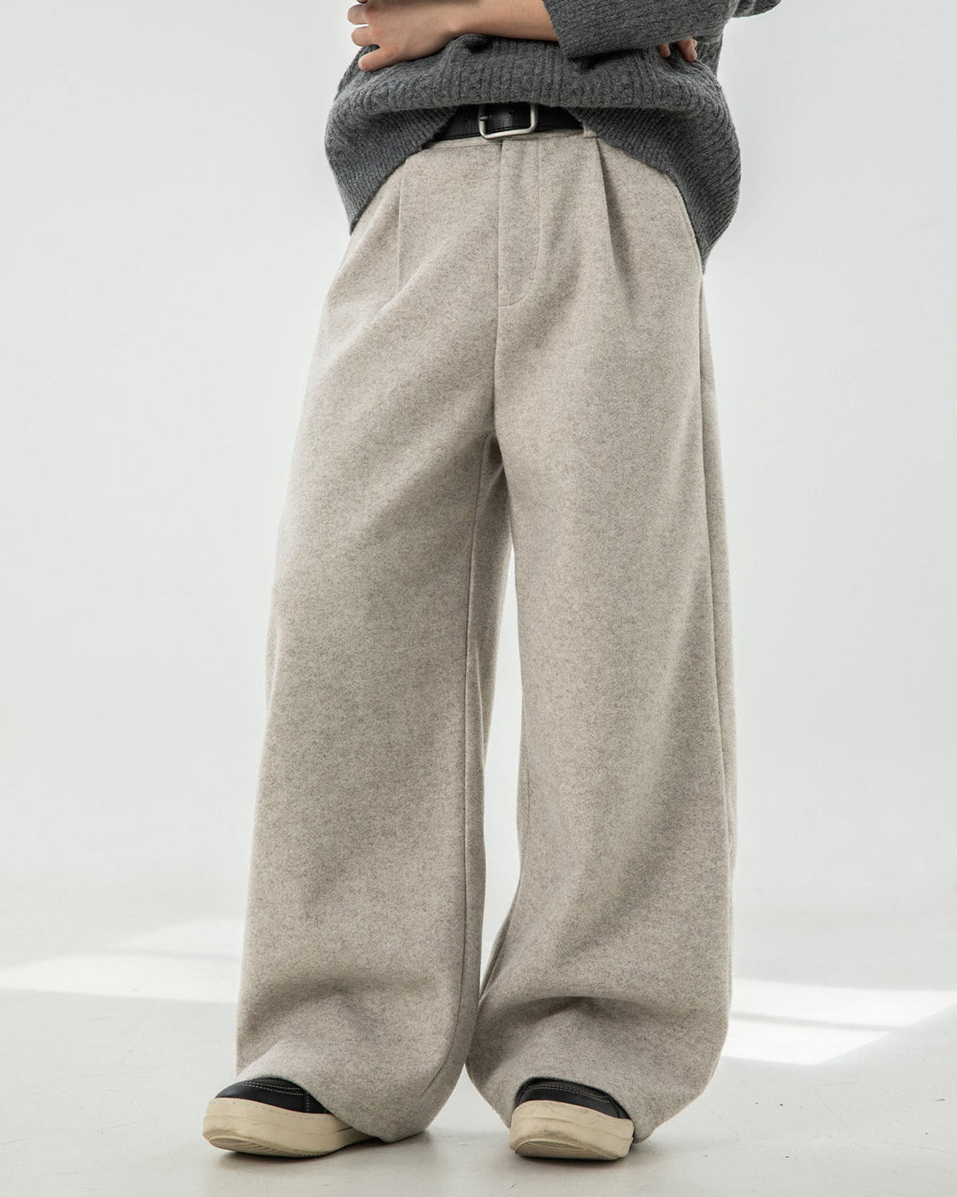 Wide Leg Trousers Men&