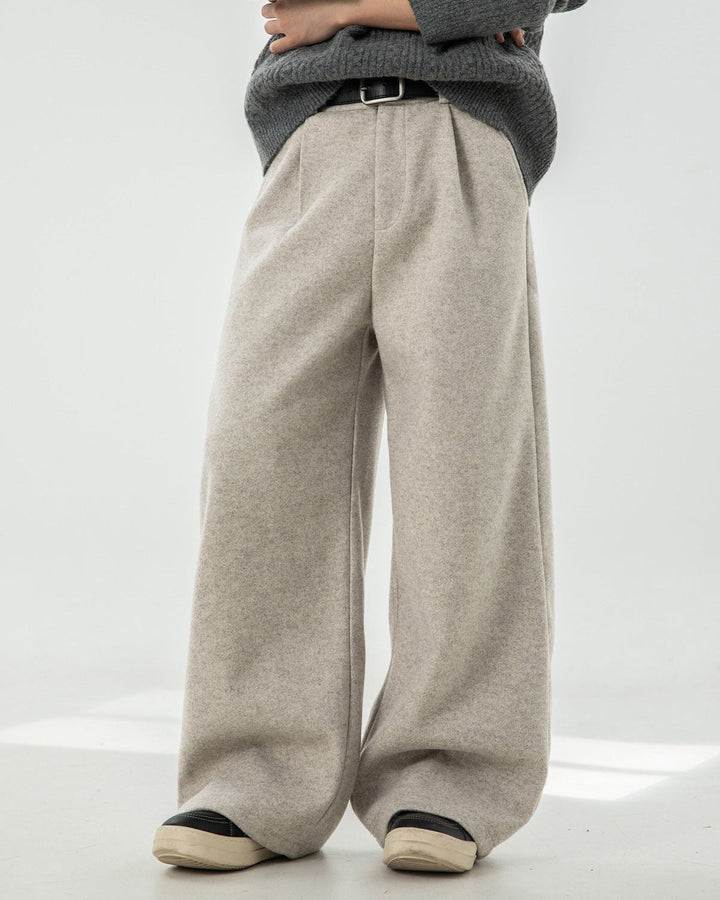 Wide Leg Trousers Men&