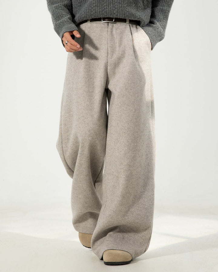Wide Leg Trousers Men&