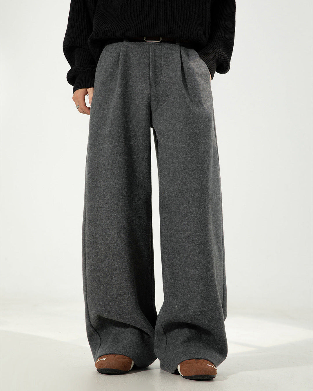 Wide Leg Trousers Men&