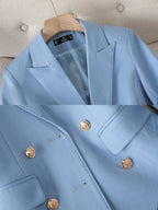 Women Business Suit | Double-Breasted Blazer & Tailored Trousers