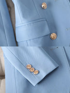 Women Business Suit | Double-Breasted Blazer & Tailored Trousers
