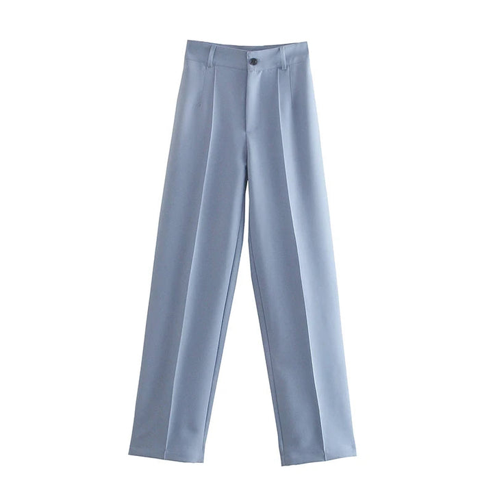 Women High Waist Trousers | Straight Leg, Tailored &amp; Professional