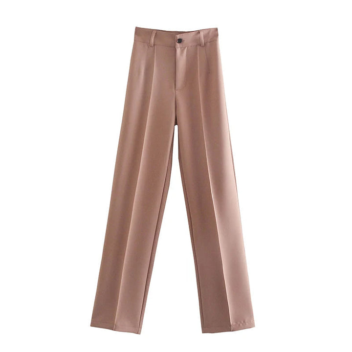 Women High Waist Trousers | Straight Leg, Tailored &amp; Professional