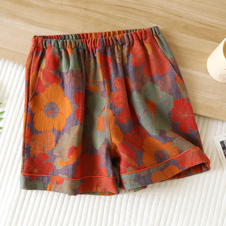 Women Pajama Shorts | 100% Cotton, Loose Fit &amp; Breathable