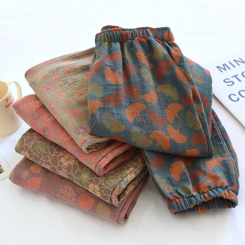 Women Summer Trousers | 100% Tetra Cotton, Relaxed Fit & Breathable